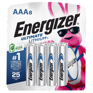 Energizer Ultimate Lithium AAA Batteries  8 Pack