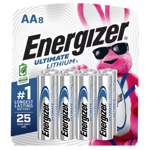 Energizer Ultimate Lithium AA Batteries  8 Pack