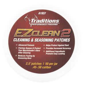 Traditions EZ Clean 2 45 Cal Cleaning Patches 50 Pack