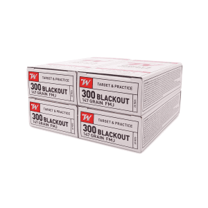 Winchester USA 300 Blackout 147 Gr FMJ (Range Bundle)