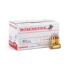 Winchester .40 S&W 165 Grain FMJ