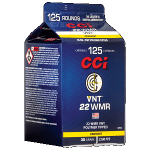 CCI VNT 22 Mag 30 Gr Varmint Tipped (Box)