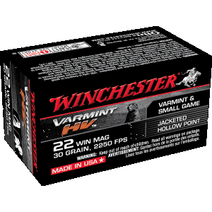 Winchester Varmint HV 22 Mag 30 Gr Hollow Point (Box)