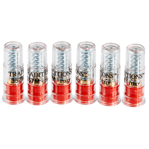 Traditions Snap Caps 357 Mag 6 Pack Plastic Brass Base (Box)