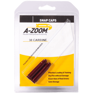 AZoom Rifle Snap Caps 30 Carbine Aluminum 2 Pack (Box)