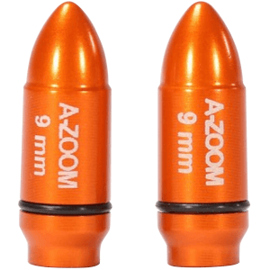 AZoom StrikerCap Snap Caps 9mm Luger Aluminum 2 Pack (Box)