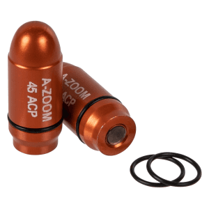 AZoom StrikerCap Snap Caps 45ACP 2Pack Aluminum (Box)