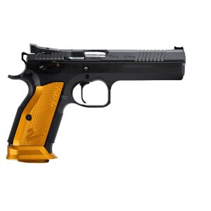 CZ TS2 40 SW 5.20 17+1 Semi-Auto Pistol (Black/Orange) 91265