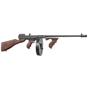 Thompson 1927a-1 45 ACP 18 20+1 Blued Metal  American Walnut Stock Wood Grip