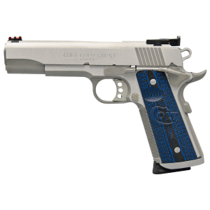 Colt 1911 Gold Cup Trophy 45 ACP 8+1 FOF Blue/Stainless