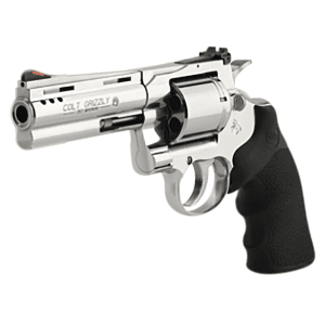 Polished Stainless Steel Colt Grizzly 357 Magnum 4.25 with Hogue Grips