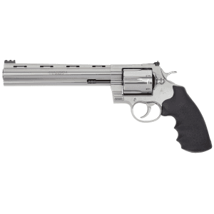 Anaconda 44 Magnum 8 Stainless Steel Revolver with Adjustable Green Rubber Sight
