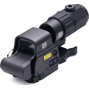 Eotech HHS V EXPS3-4 & G45 Magnifier 1-5x 1 MOA Red Dot/ 68 MOA Red Ring