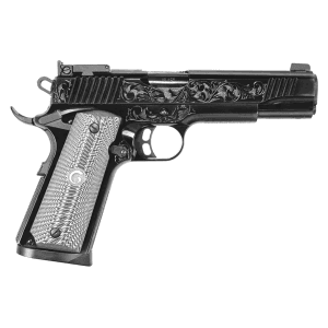 Eaa Mc1911 45 ACP 5 8+1 Black Chrome Engraved 390098