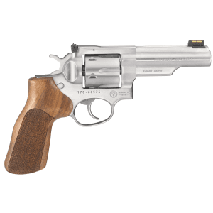Ruger GP100 Match Champion 10mm 4.2 6 Rd Revolver (Hardwood/Stainless)