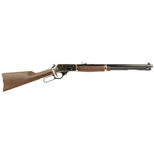 Henry Side Gate 30-30 Win Lever 20 5+1 Blued Steel  Brass Polished Tapped Brass Receiver American Walnut