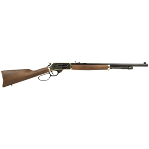 Henry Side Gate 45-70 Gov Lever 22 4+1 Blued Brass American Walnut
