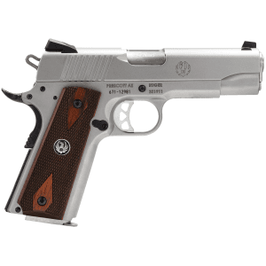 Ruger SR1911 Standard 45 ACP 7+1 (Hardwood/Stainless Steel)
