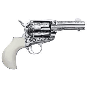 Cimarron Huckleberry 3.5 Nickel Engraved B-Head 45LC