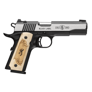 Browning 1911-380 4.25 8+1 Matte Black Maple Wood