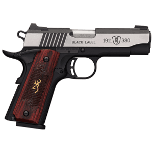 Browning 1911-380 380 ACP 3.63 8+1 Matte Black Polymer/Aluminum