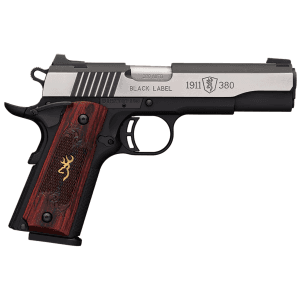 Browning 1911-380 Medallion Pro 380 ACP 4.25 8+1 Polished Flats Slide