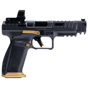 Canik SFX Rival Gray w/Gold Accents 9mm 5 18+1