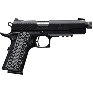 Browning 1911-22 Black Label Suppressor Ready with Rail 22 LR 10+1 Black/Gray
