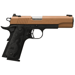 Browning 1911-380 Black Label 380 ACP 4.25 8+1 Copper Slide Black Frame
