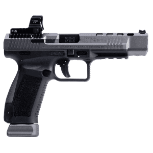 Canik TP9 SFX 9mm 5.2 20+1 (Tungsten) W/MO2 Red Dot Sight