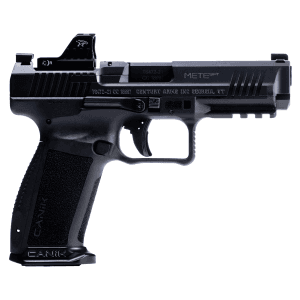 Canik Mete SFT Black 9mm 4.46 20+1 w/MeCanik MO1 Red Dot - Includes 2 Mags  Speed Loader  Holster (Polymer)
