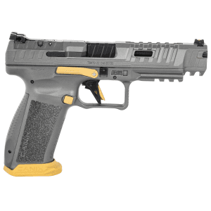 Canik SFx Rival 9mm 5 18+1 (Polymer/Grey/Gold Cerakote)