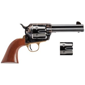Cimarron Pistolero 9mm / 357 Mag 4.75 6 Shot Revolver (Walnut Grips)