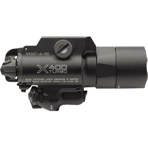 SureFire X400TARD Turbo Black 650 Lumens LED Red Laser Weapon Light