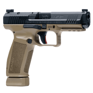 Canik METE SFT 9mm 4.46 20+1 - Includes 2 Mags  Speed Loader  Holster (Polymer  FDE)