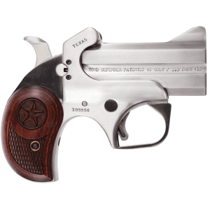 Bond Arms Texas Defender Derringer 45 LC/410 Ga 2 Round  Stainless