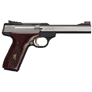 Browning Buck Mark Medallion 22 LR 5.50 10+1 SS Slide Rosewood Grip