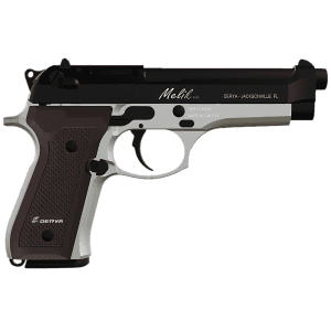 Derya Melik 9mm 4.90 17+1 Silver/Walnut