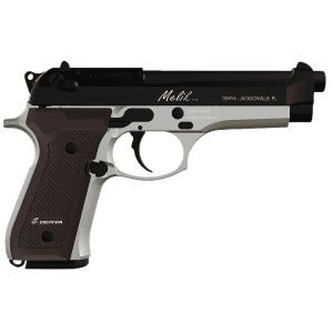 Derya Melik 9mm 4.90 10+1 Silver/Walnut