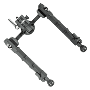 AccuTac FC5 G2 Bipod Black Aluminum with Picatinny Attachment