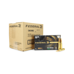 Federal Gold Medal Match 308 Winchester 175 Grain SMK BTHP (Case)