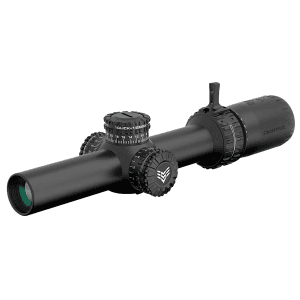 Swampfox Optics 1-10x24mm Sfp Ir Guerrilla Dot Moa Red Reticle Black