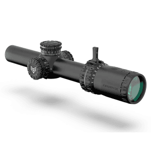 Swampfox Optics 1-10x24mm Sfp Ir Guerrilla Dot Bdc Red Reticle Black