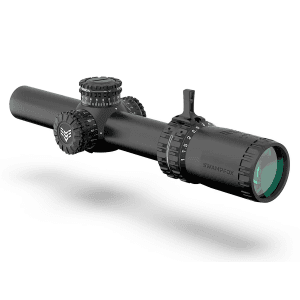 Swampfox Optics 1-10x24mm Sfp Ir Guerrilla Dot Bdc Green Reticle Black