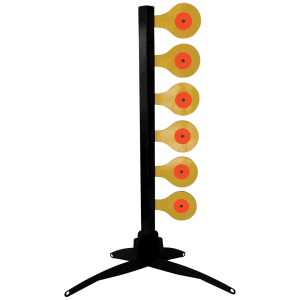 Birchwood Casey World of Targets Dueling Tree Steel Circle Targets (Black/Yellow)