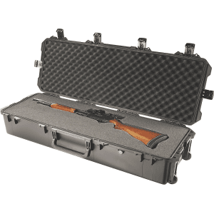 Pelican Black HPX Resin Gun Case with Smooth Finish and Water Resistant Padding IM3220