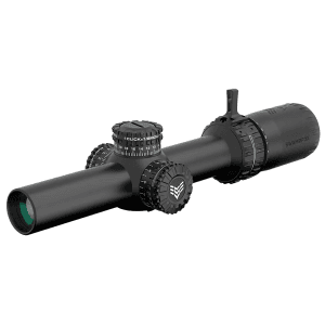 Swampfox Optics 1-6x24mm Sfp Green Guerrilla Dot Bdc Reticle Black