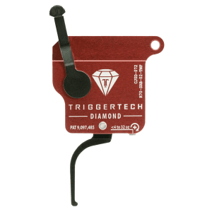 TriggerTech Diamond Remington 700 Flat Trigger Black Right