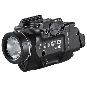 Streamlight TRL-8 G Sub Gun Light Green Laser 500 Lumens (Black)
