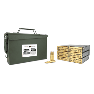 Federal Gold Medal Match 308 Winchester 175 Gr SMK BTHP 120 Rounds in Heavy Duty Ammo Can (Bulk)